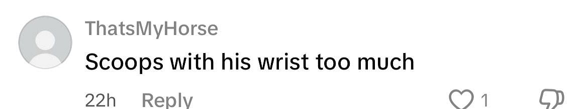 A comment says Ferguson scoops with his wrist too much in his golf swing